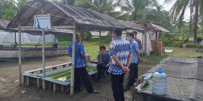 Sidak DKP prov Jateng ke Kampung Garam Miritpetikusan